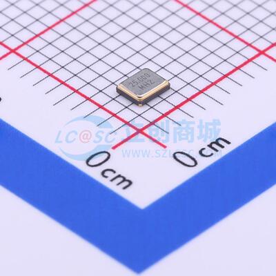 无源晶振S2225000181060 25MHz ±10ppm 18pF SMD2520-4P贴片晶振