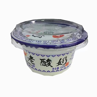 河南焦作国企博农老酸奶碗装产地直发新鲜日期冷链发货150g*12盒
