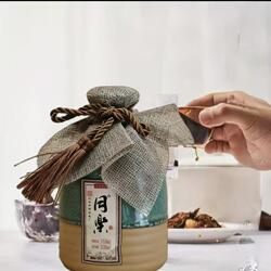 安徽三河古镇特产米酒同乐米酒坛装礼盒新品500mlX2