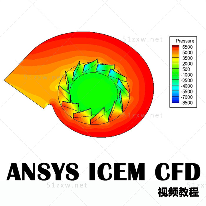 【我要自学网】ANSYS ICEM CFD视频教程 F576
