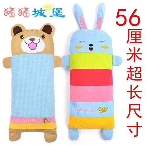 卡通加长荞麦壳幼儿园枕头