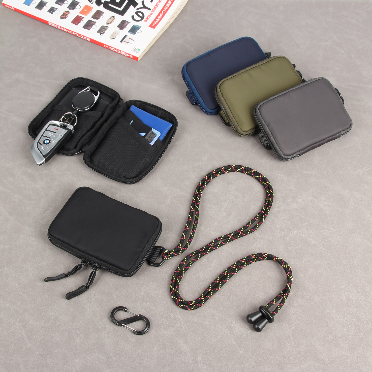cordura尼龙日系多功能轻便卡包男驾驶证件包车钥匙包简约edc小包,箱包皮具/热销女包/男包,卡包,淘宝优惠券,粉丝福利购,淘宝优惠卷