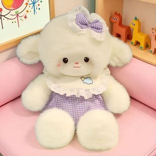 芙芙小羊玩偶抱枕大号会跑步的小羊公仔毛绒玩具生日礼物送女朋友
