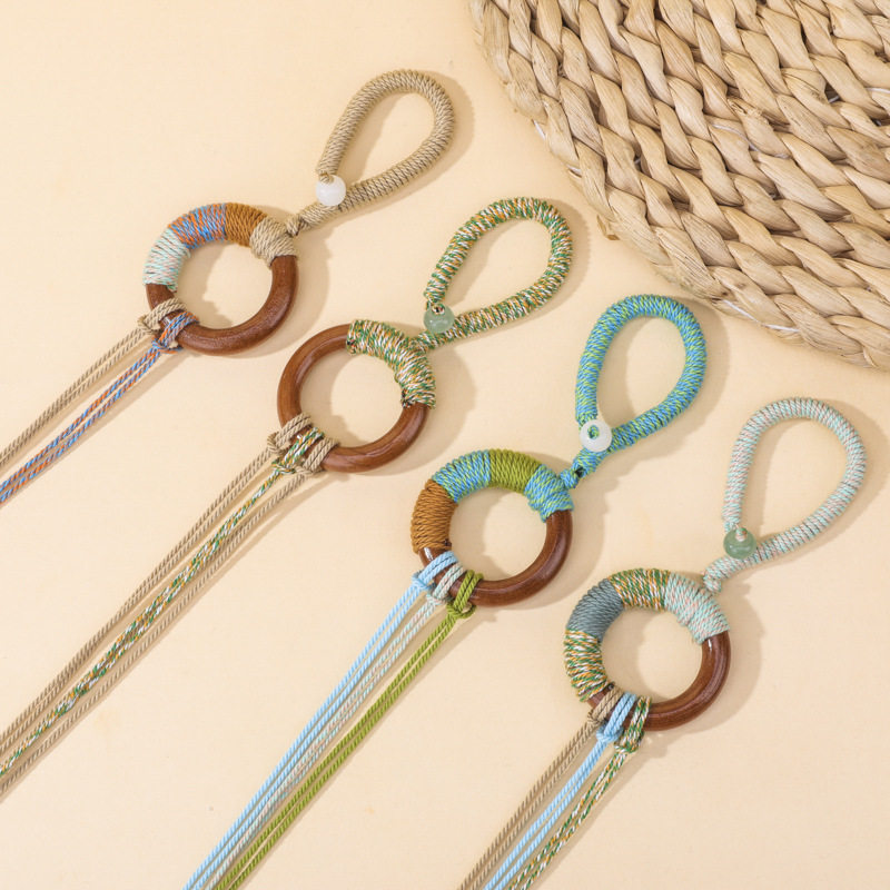 果壳风铃DIY拉环绳半成品材料