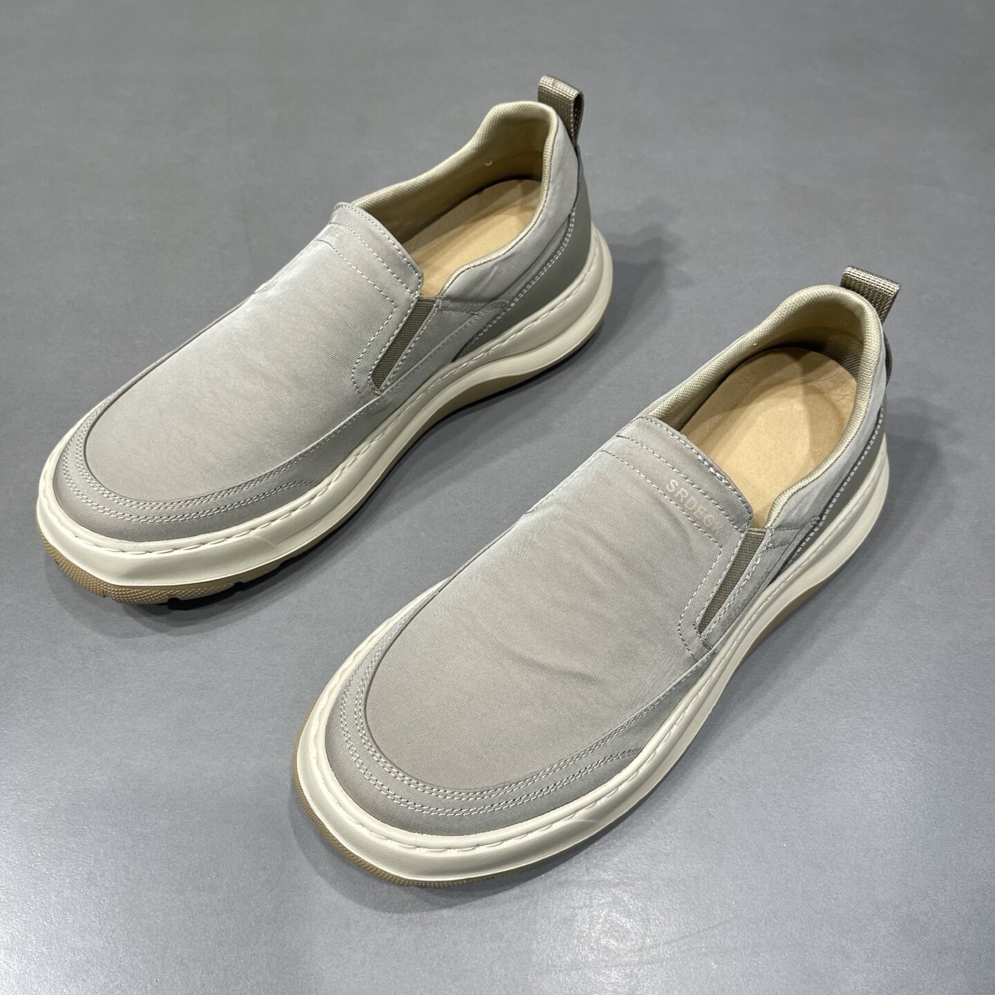 2026春款男鞋针织布鞋男款单鞋透气软底轻便一脚蹬男士休闲鞋子男