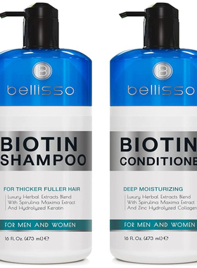 在途 BELLISSO Biotin Shampoo and Conditioner Set 洗护套