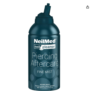 NeilMed NeilCleanse Piercing Aftercare， Fine Mist， 6.3 Fl