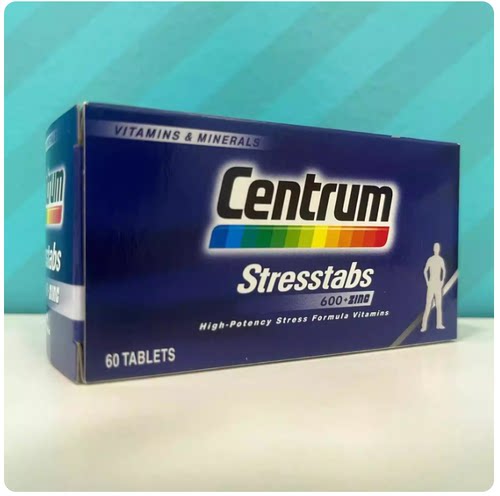 Centrum Stresstabs 600 Zinc Vitamin Minerals High Potency St