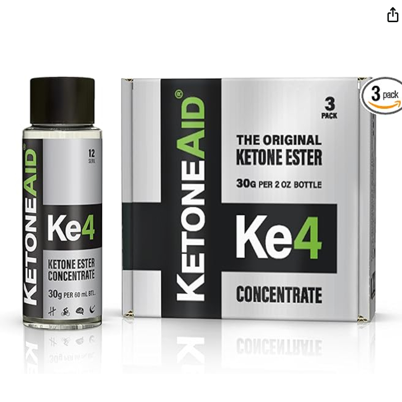 在途KetoneAid Ke4 Ketone Ester Concentrate Not a Ketone Sal