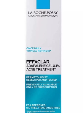 La Roche-Posay Effaclar Adapalene Gel 0.1% Acne Treatmen