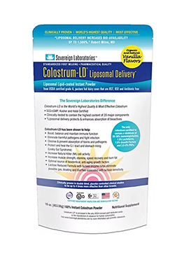 Sovereign Laboratories Vanilla 16oz Colostrum-Ld Powder