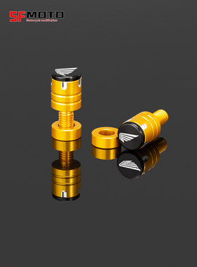 适用本田CB/CBR650R 400X 400F 500R/F 300R/F改装后视镜堵头螺丝