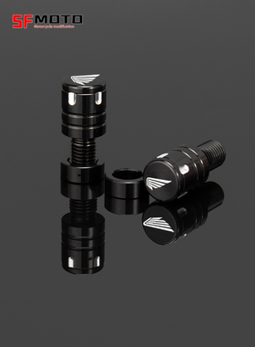 适用 本田PCX160 ADV150 PCX150/125改装后视镜螺丝 镜孔堵头螺丝