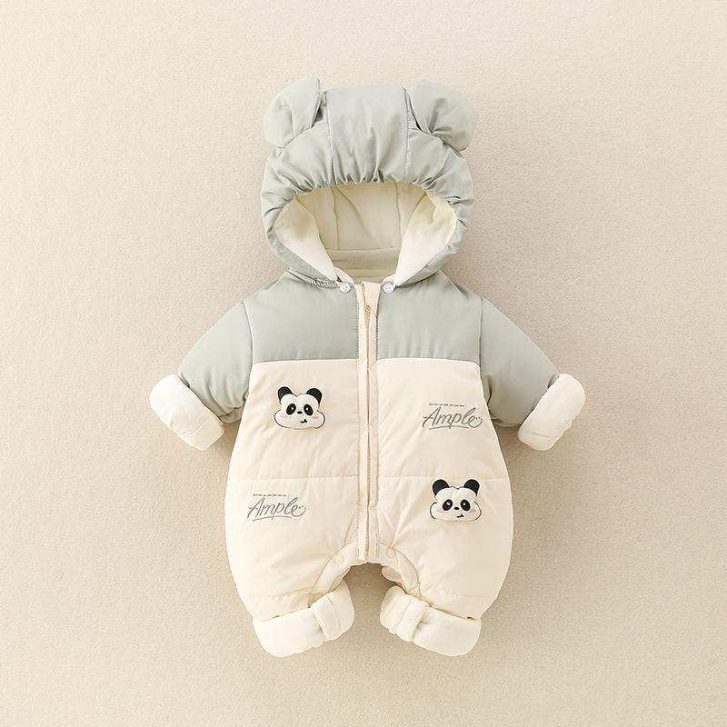 婴儿衣服冬装连体衣男女宝宝