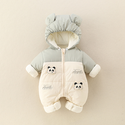 婴儿衣服冬装连体衣男女宝宝