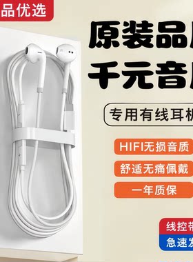适用魅族21/20pro/19/18x/17耳机有线数字线控带麦入耳式16高音质