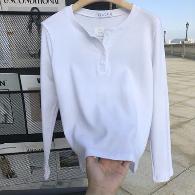 春秋冬季螺纹内搭打底衫