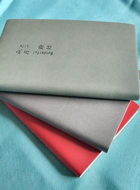 随身迷你携带笔记本子红色口袋本灰色墨绿小的记事小本子发3本