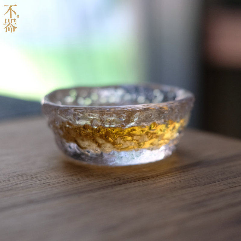 不器茶具 日式玻璃耐热功夫茶具品茗杯.浅浅