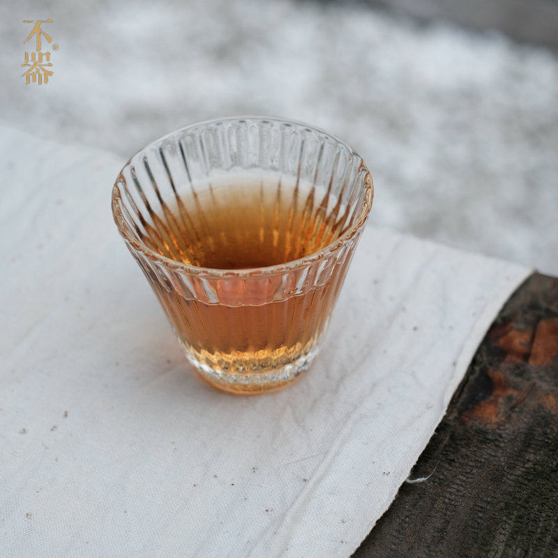 不器茶具 日式耐热玻璃茶杯主人杯品茗杯酒杯.有树