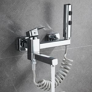 冷热混水阀淋浴花洒套装浴室浴缸入墙式喷枪水龙头阳台拖把池专用