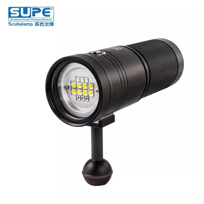 Scubalamp/SUPE PV52T水摄补光灯红光蓝光潜水摄影补光5000流明