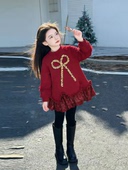 943哈哈家 时髦百搭休闲卫衣连衣裙 洋气韩版 女童新年装 秋冬新款