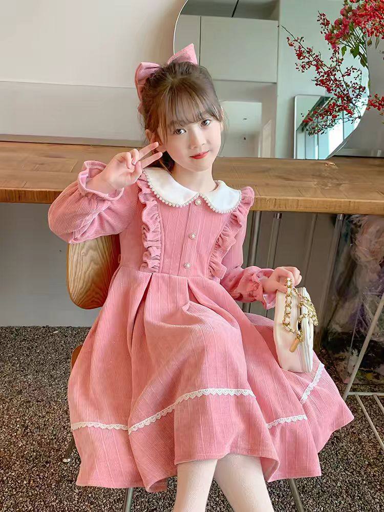 759哈哈家 女童秋冬新款洋气韩版时髦加绒公主裙连衣裙,童装/婴儿装/亲子装,连衣裙,淘宝优惠券,粉丝福利购,淘宝优惠卷