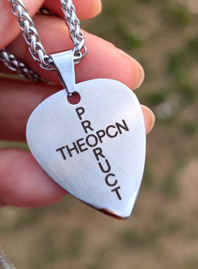 马丁Martin同款吉他拨片项链