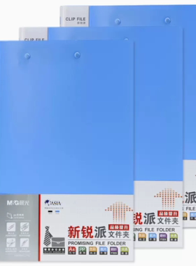 晨光A4新锐派长押夹板夹文件夹双夹资料夹文件册DM95087强力夹子