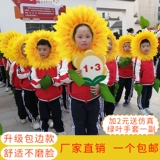 Подсолнечная головка набор солнечных цветочных лиц выставленные выступление подсолнечника спортивная встреча для головных уборов.