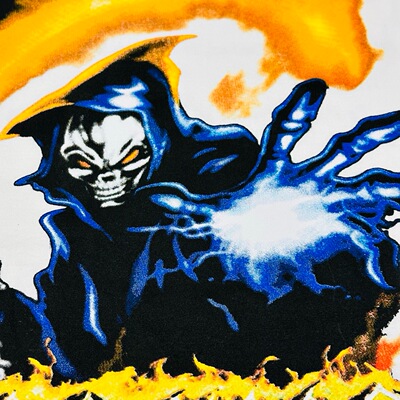 死神T恤SS26 GRIM REAPER TEE 美式街头风死神logo印花人物短袖棉