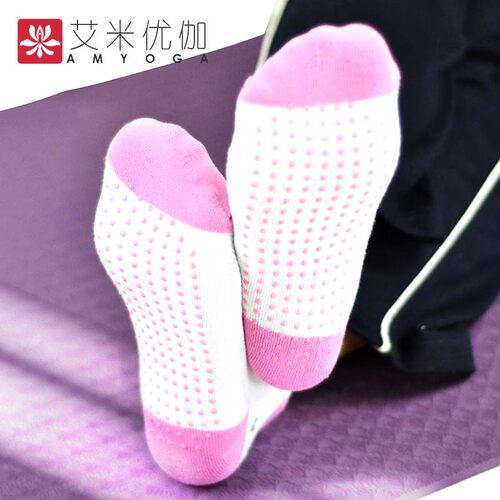 五趾带点弹力直筒初学女款瑜伽袜