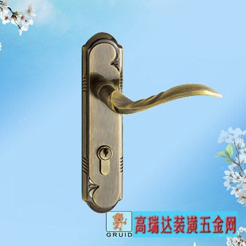 欧式金色室内门锁