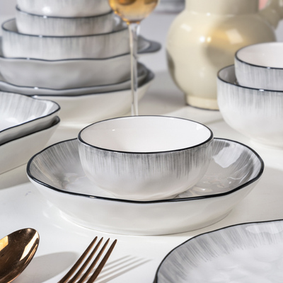 韵之和高温釉下彩套装餐具大众