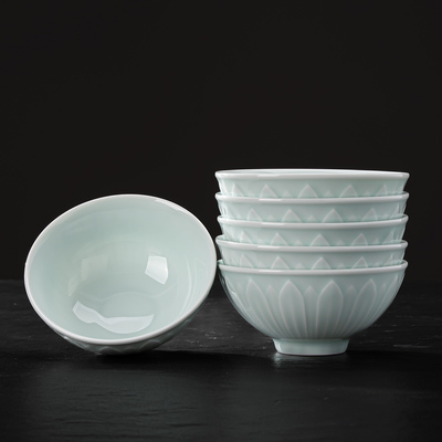 2025新款景德镇高温白瓷碗碟套装
