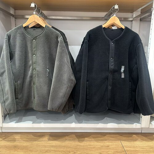 外贸原单 男装防风仿羊羔绒摇粒绒开衫/长袖外套25秋冬新款481183