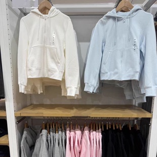 外贸原单 2026春款女装运动拉链连帽外套/长袖484236