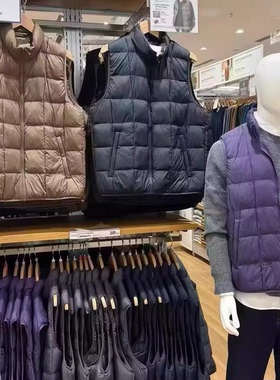 原单 莫雷加德同款男女装PUFFTECH空气棉服背心便携式马甲483632