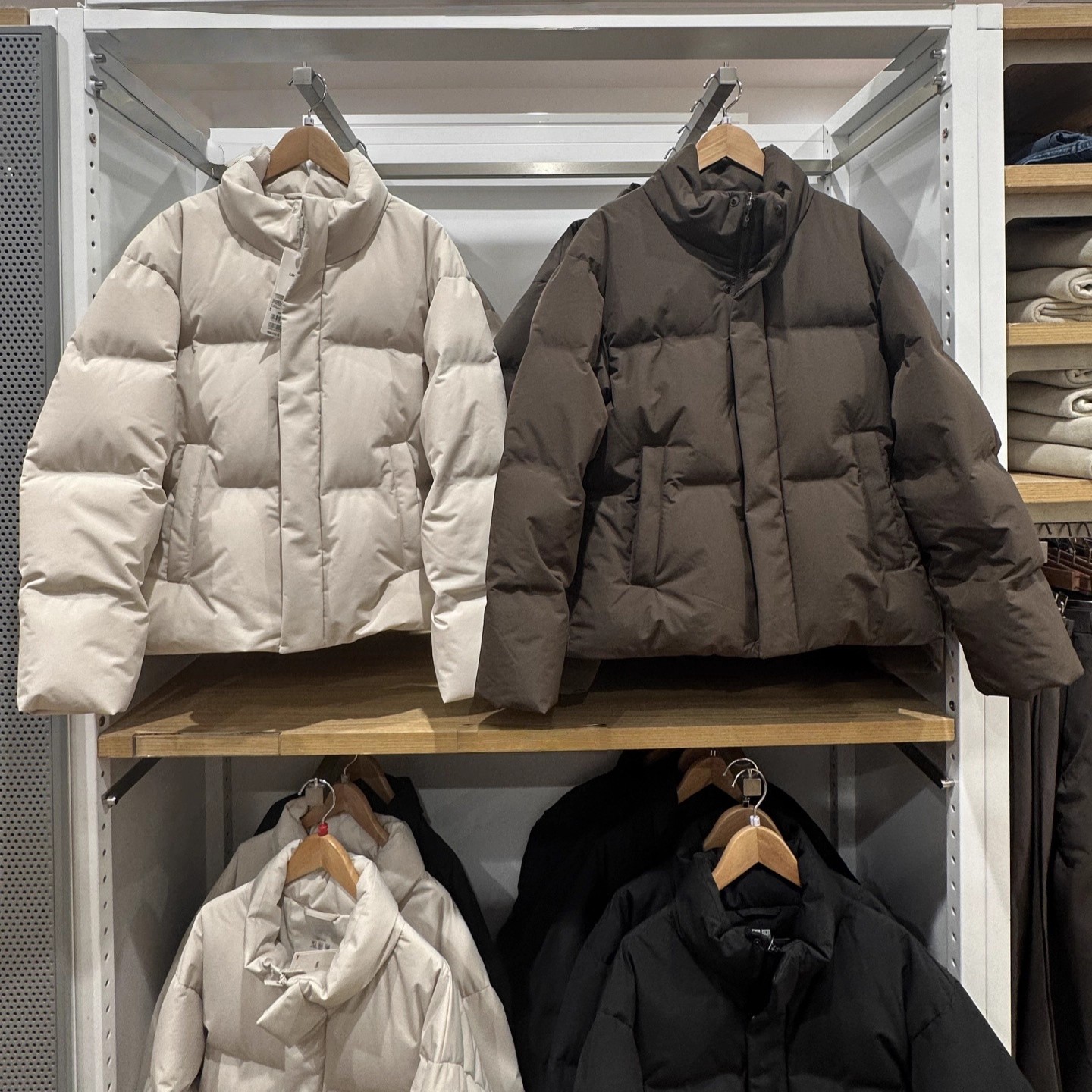 外贸原单!莫雷加德同款男装女装无缝羽绒茄克外套夹克秋冬481608