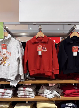 外贸原单 童装男童女童UT TOY STORY半拉链卫衣/长袖运动衫485794