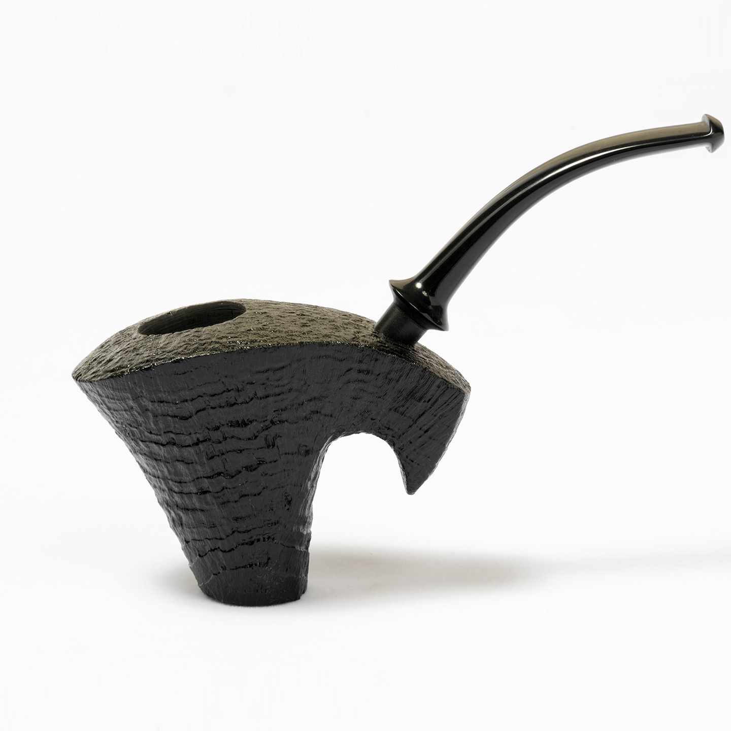 老狐狸手工烟斗西班牙进口石楠木3mm过滤烟道黑色坎伯兰烟嘴