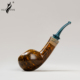 老狐狸一物一拍深色精品手工大烟斗进口石楠木3mm烟道坎伯兰烟嘴