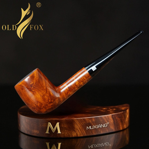石楠木烟斗手工经典撞球烟斗草丝实木老式传统过滤专用旱烟斗男士
