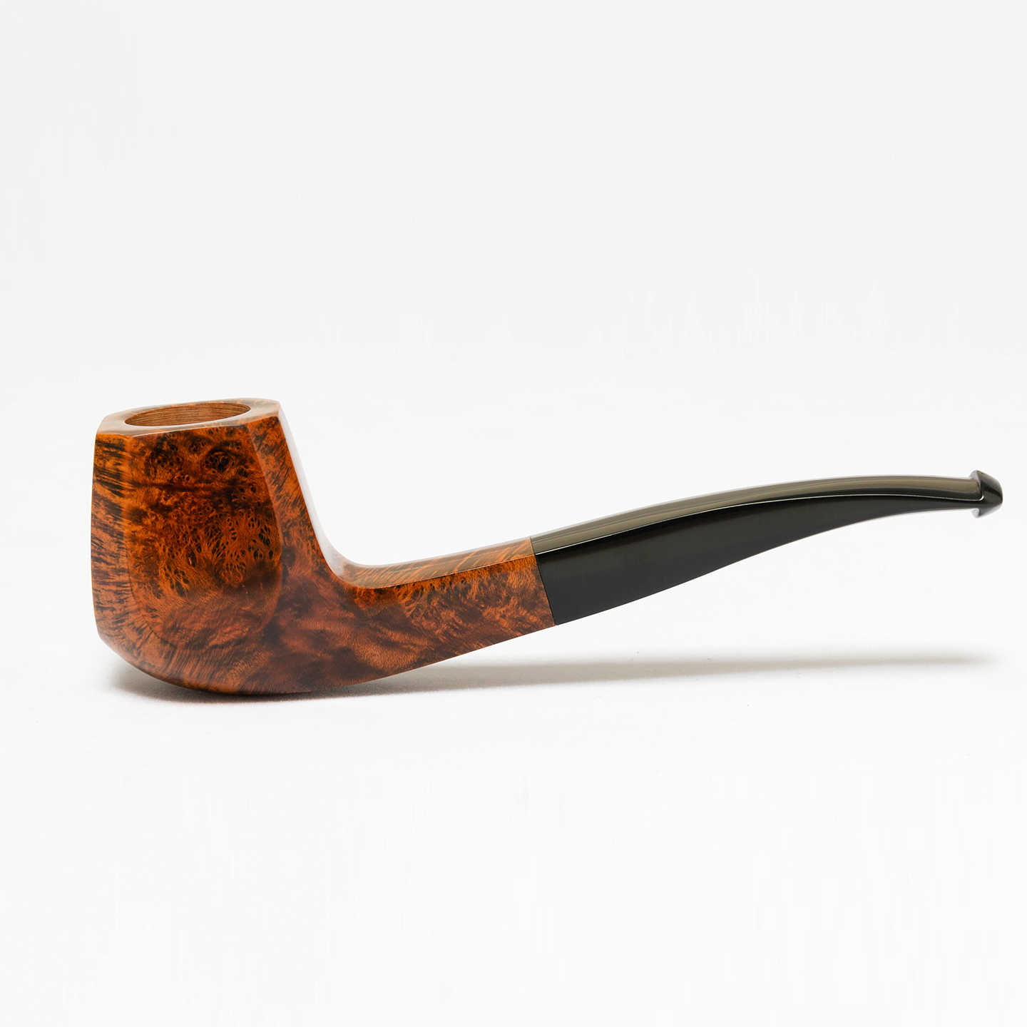 老狐狸手工实木烟斗西班牙进口石楠木3mm过滤烟道黑色坎伯兰烟嘴