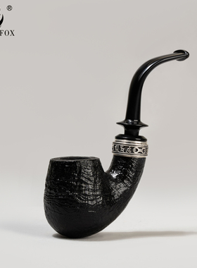 精品转运环烟斗意大利进口石楠木好运烟斗实木手工斗3mm烟道叼斗