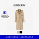 新年礼物 BURBERRY 女装 长款 格纹裁片嘎巴甸Trench风衣多色