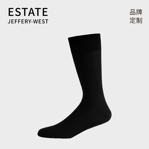 商务中筒袜ESTATE纯棉吸汗男士
