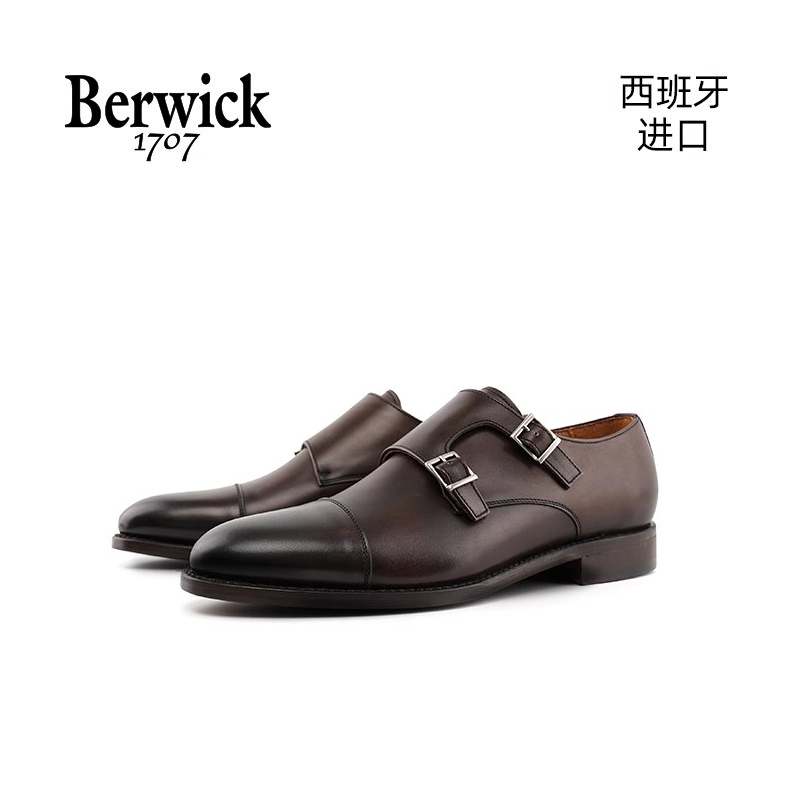 原装进口手工经典孟克鞋