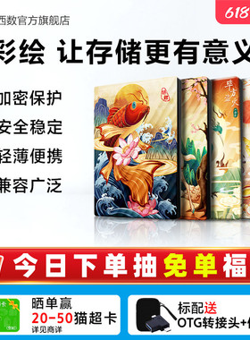 WD西数移动硬盘5t电脑外置外接机械大容量存储彩绘 生肖祥瑞篇